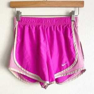 Nike Dri Fit Pink Running Shorts Size Extra Small